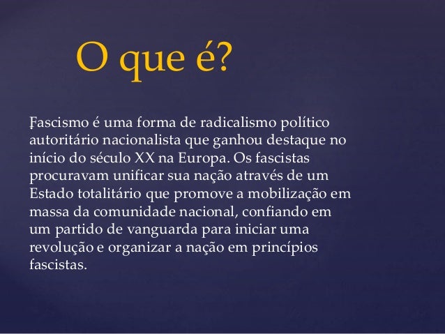 Notas para uma teoria dos regimes fascistas