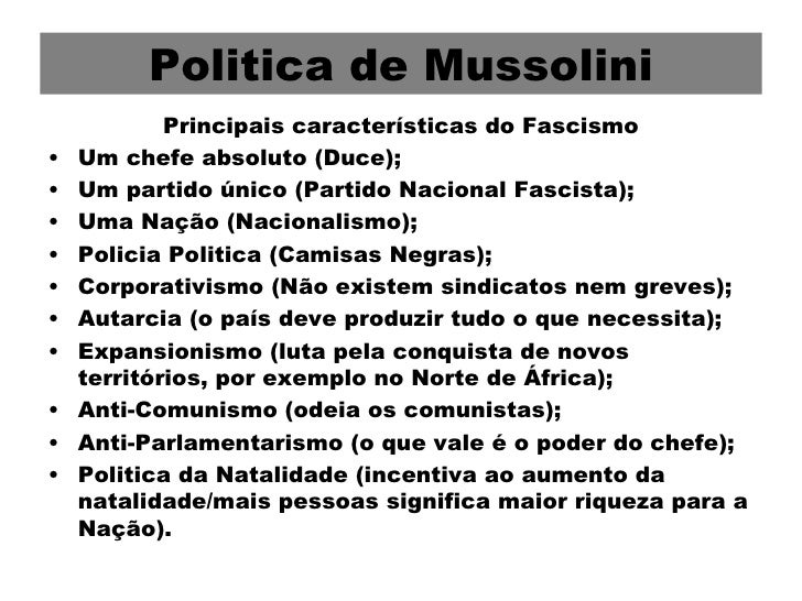 Fascismo Italiano