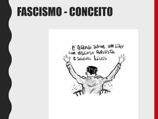 FASCISMO - CONCEITO
 