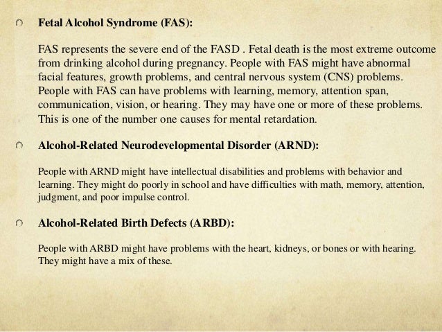 Fetal alcohol syndrome essay