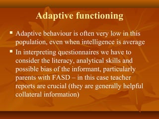Fasd assessment | PPT