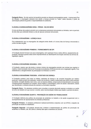 Acordo coletivo FASE