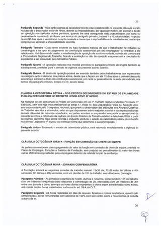 Acordo coletivo FASE