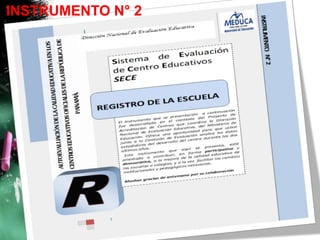 INSTRUMENTO N° 2
 