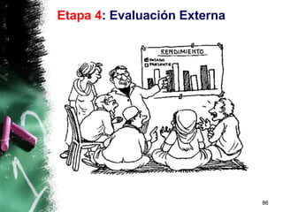 Etapa 4: Evaluación Externa
86
 