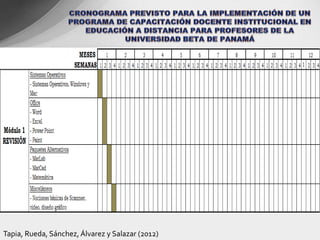 Tapia, Rueda, Sánchez, Álvarez y Salazar (2012)
 
