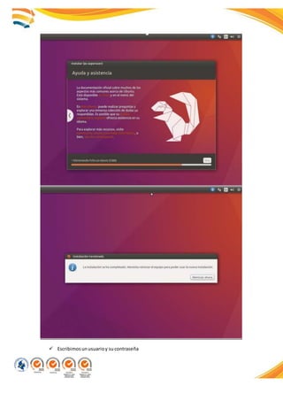  Escribimosunusuarioy sucontraseña
 