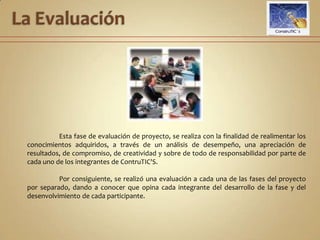 EvaluaciónIng. Delymar González- Investigación- Planificación