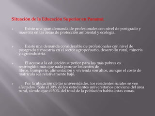 Desactualización del personal Docente en el uso de las tecnologías de la información TIC´sb) Hipótesis: 	El rendimiento de los estudiantes se halla directamente relacionado con elnivel de formación profesional del Docente, no solo en la transmisión deconocimientos sino también en la interacción con el estudiante. 