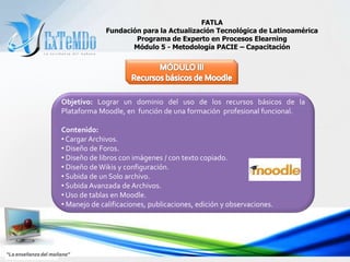  Desarrollo de Recursos.