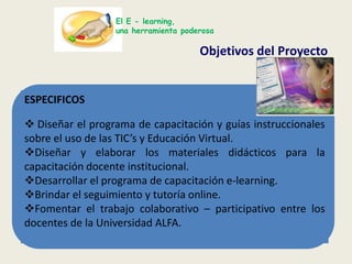 Diseñar y elaborar los materiales didácticos para la capacitación docente institucional.