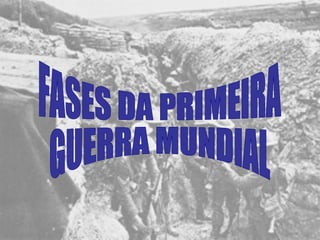 FASES DA PRIMEIRA GUERRA MUNDIAL 