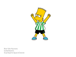 Mister Valter Nascimento
Escalão Benjamins
Grupo Desportivo Aguias de Camarate

 