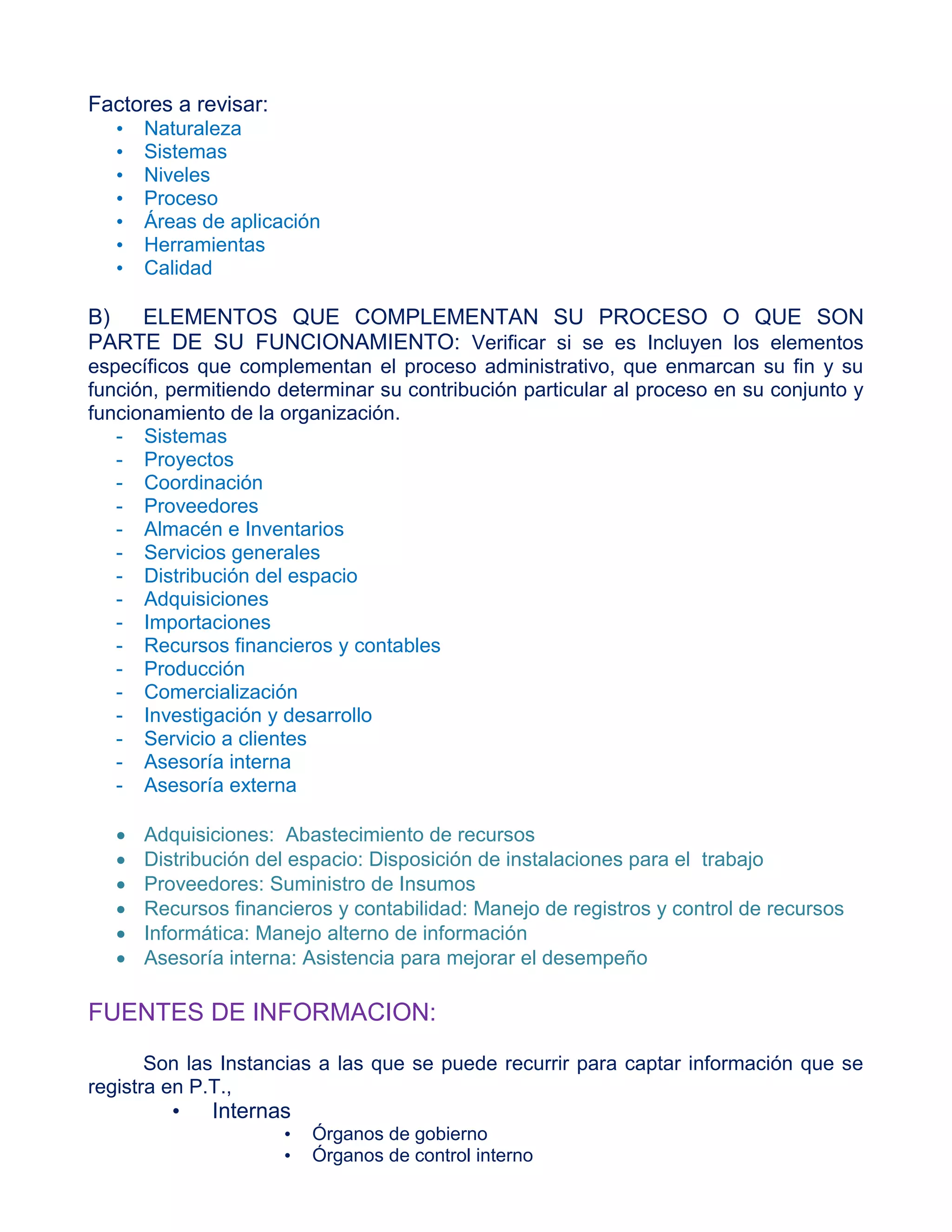 Fases de la auditoria administrativa | PDF