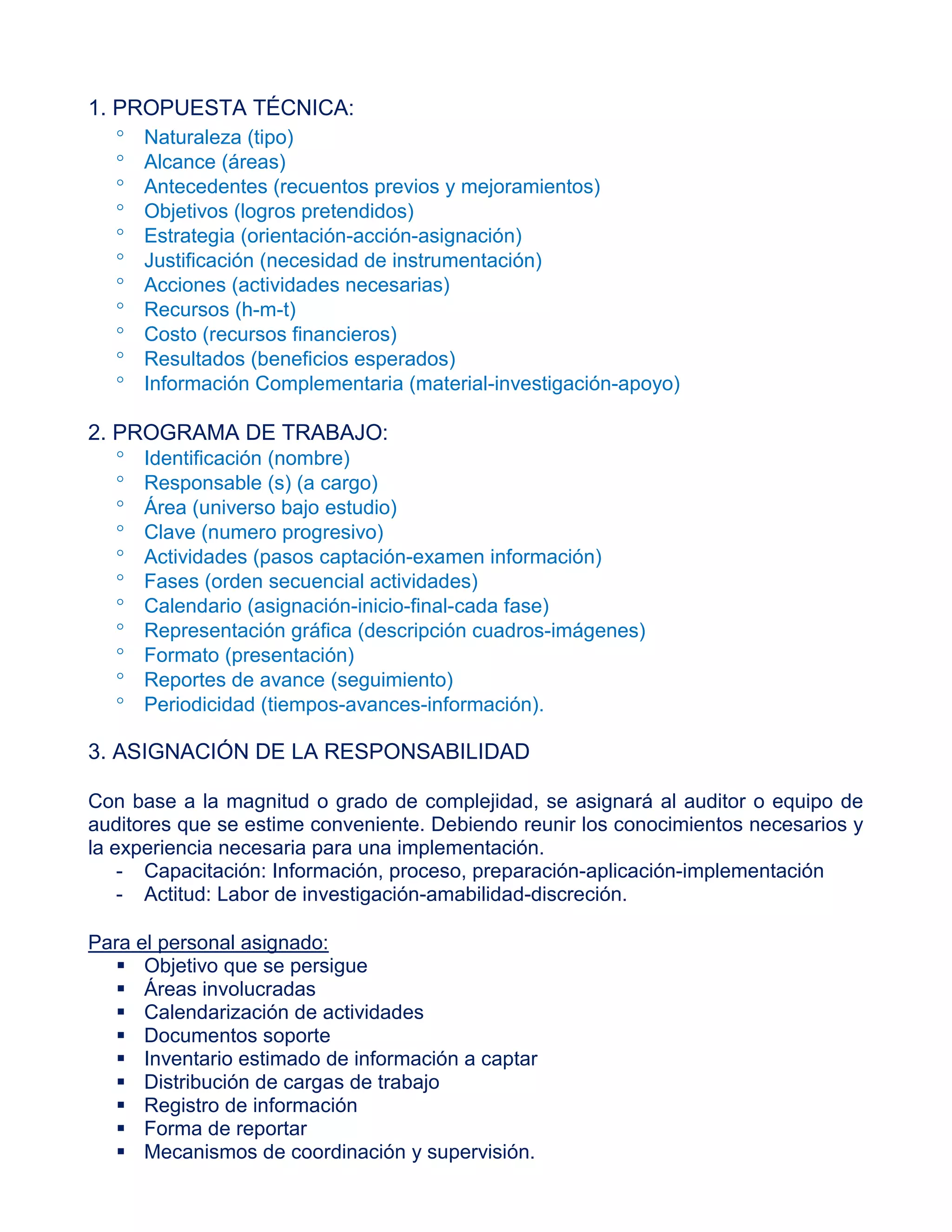 Fases de la auditoria administrativa | PDF