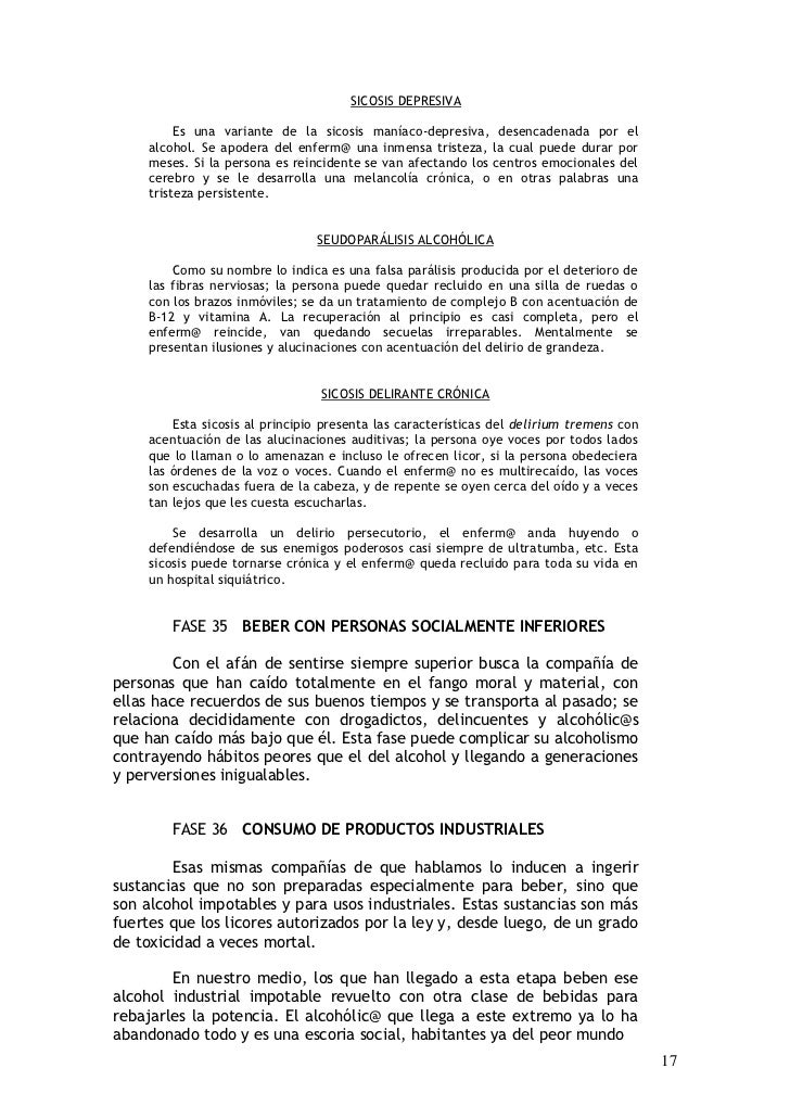 Metronidazol de la dependencia alcohólica