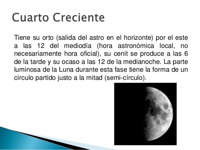 Fases de la luna Fases de la luna