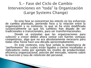 Fases del desarrollo organizacional | PPTX