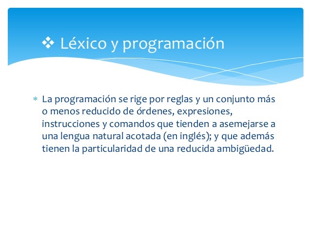 Fases del proceso de programación