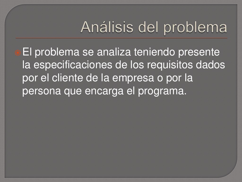 Fases del Proceso de Programación