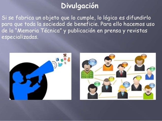 Resultado de imagen para divulgacion fase de un proceso tecnologico