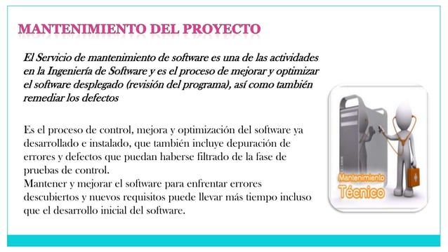 Fases principales de un proyecto informático | PPTX