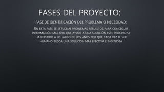 Fases del proyecto