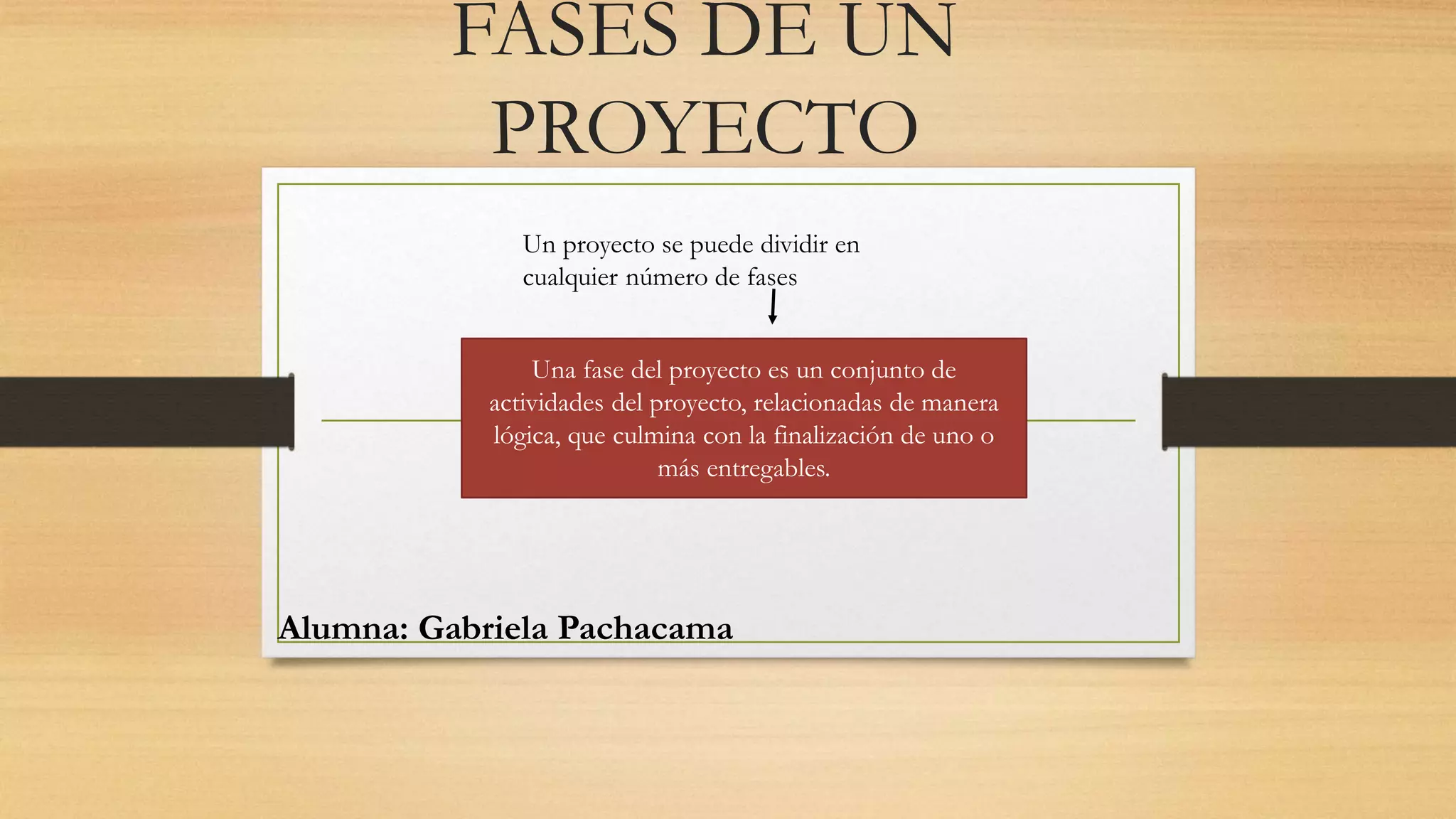 Fases de un proyecto ppt | PPTX
