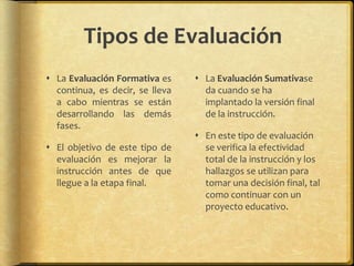 Fases del Diseño Instruccional