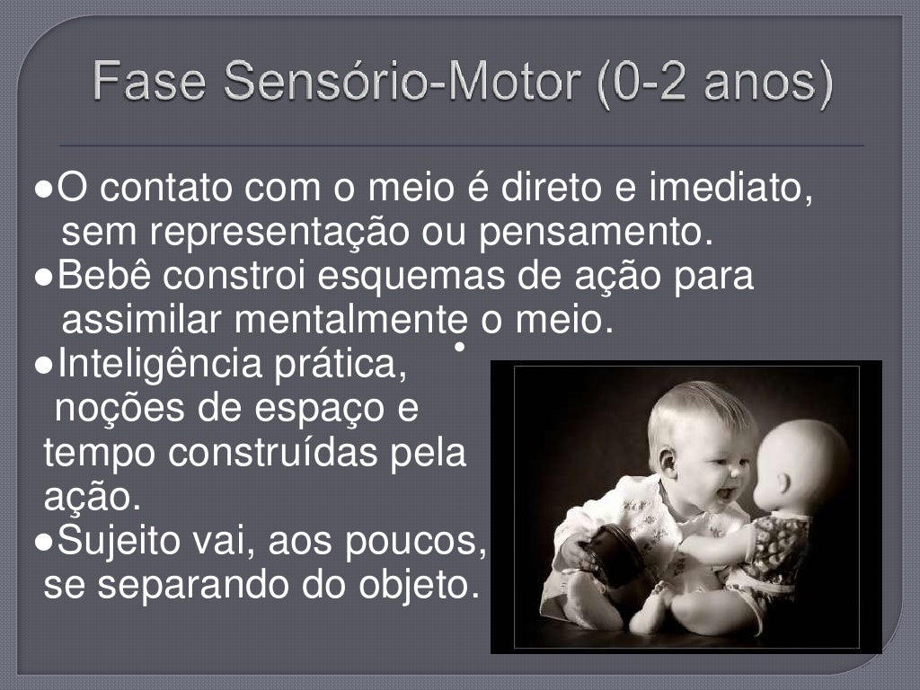 Fases Do Desenvolvimento Piaget Fases Do Desenvolvimento Piaget