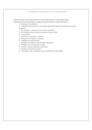 Fases do projecto final | PDF