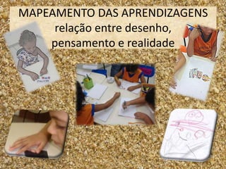 MAPEAMENTO DAS APRENDIZAGENS
     relação entre desenho,
    pensamento e realidade
 