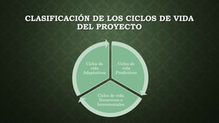 Fases y ciclo de vida del proyecto | PPTX