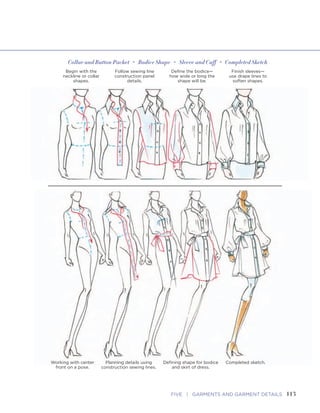V43 High-Waist Yoke Skirt Flat Fashion Sketch - Designers Nexus