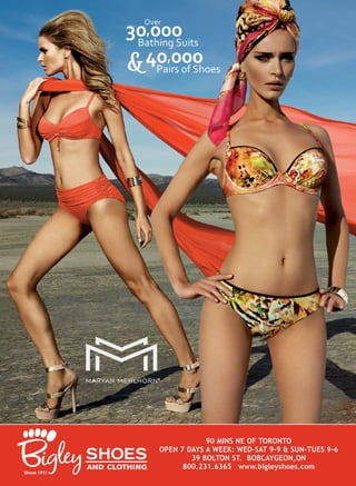 30,000
Over
Bathing Suits
40,000Pairs of Shoes
 