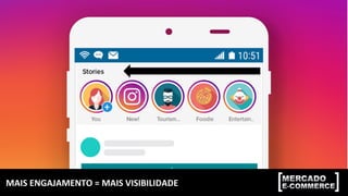 MAIS	ENGAJAMENTO	=	MAIS	VISIBILIDADE	
 