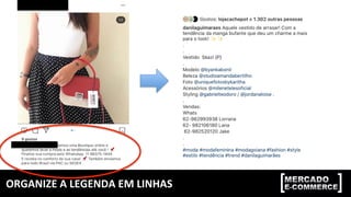 ORGANIZE	A	LEGENDA	EM	LINHAS	
 