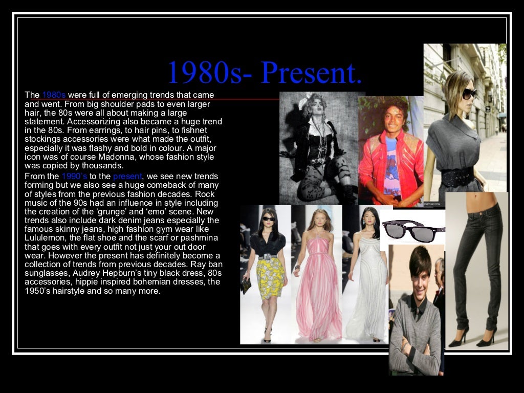 0748186 The Evolution of Fashion