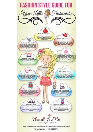 Fashion Style Guide For Your Little Fashionista Infographic