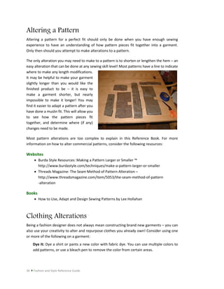 Fashion and style reference guide pdf | PDF