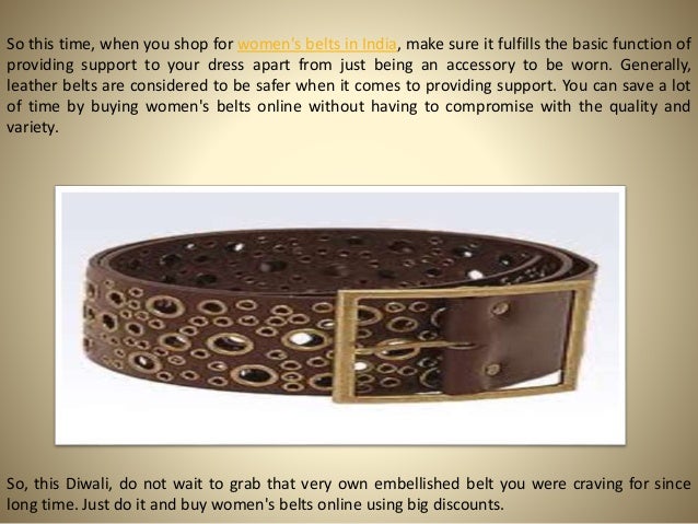 women's belts online shopping india