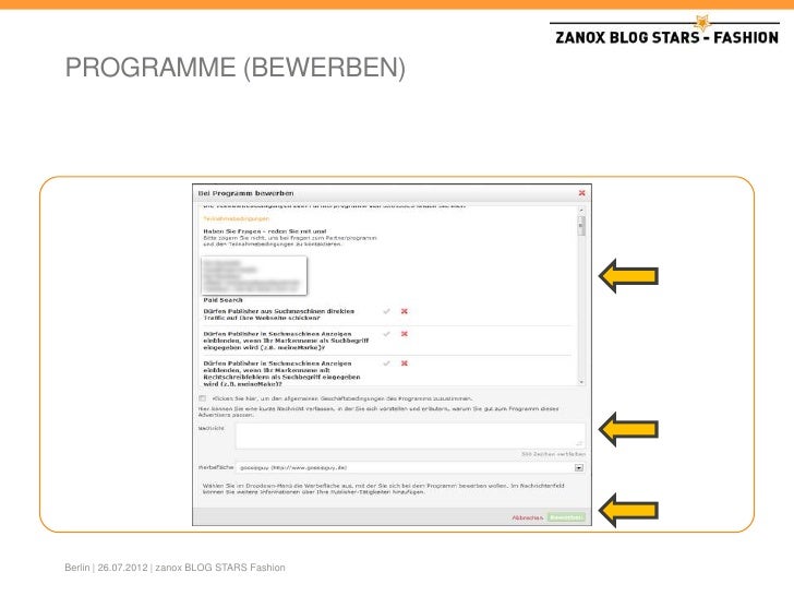 Zanox Partnerprogramme Zanox Partnerprogramme