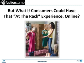 But What If Consumers Could Have That “At The Rack” Experience, Online? 