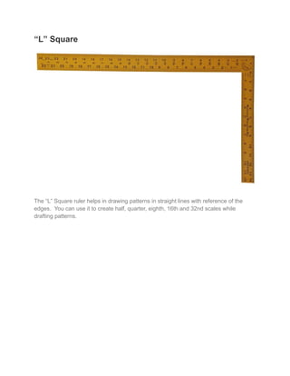 L Square Ruler Pattern Making Fashion Designing Essentials_ Your Style Tool Kit.pdf