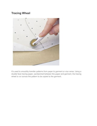 Tracing Wheel Function Fashion Designing Essentials_ Your Style Tool Kit.pdf