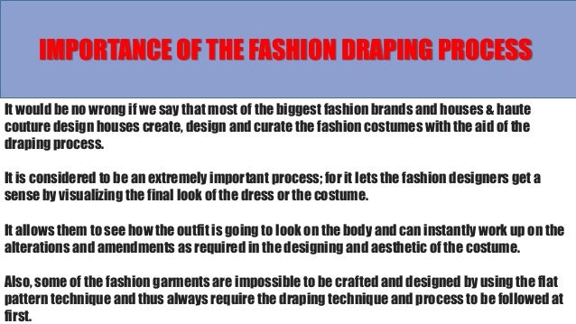 Fashion Draping