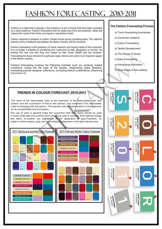 Fashion forecasting | PDF