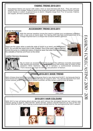 Fashion forecasting | PDF