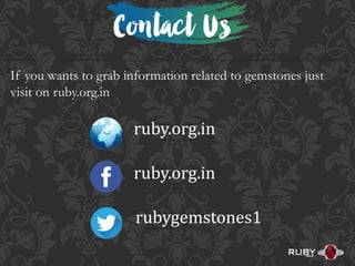 Fashion guide on how to style your ruby jewelry | PPTX