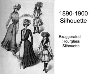 1890-1900SilhouetteExaggerated Hourglass Silhouette